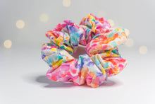 Load image into Gallery viewer, Rainbow Watercolor Scrunchie
