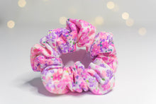Load image into Gallery viewer, Pink/Purple Floral Scrunchie
