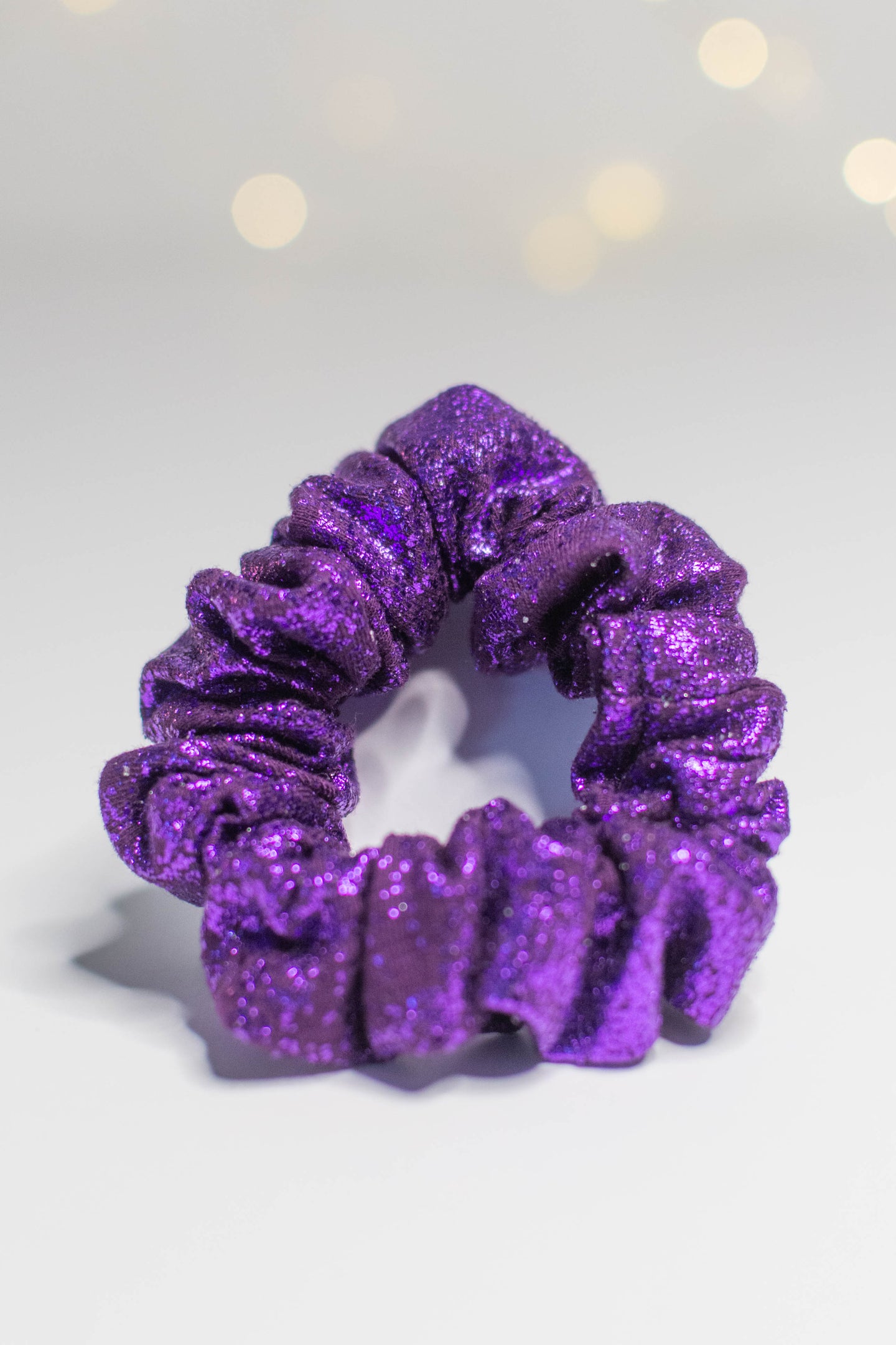 Purple Sparkle Scrunchie